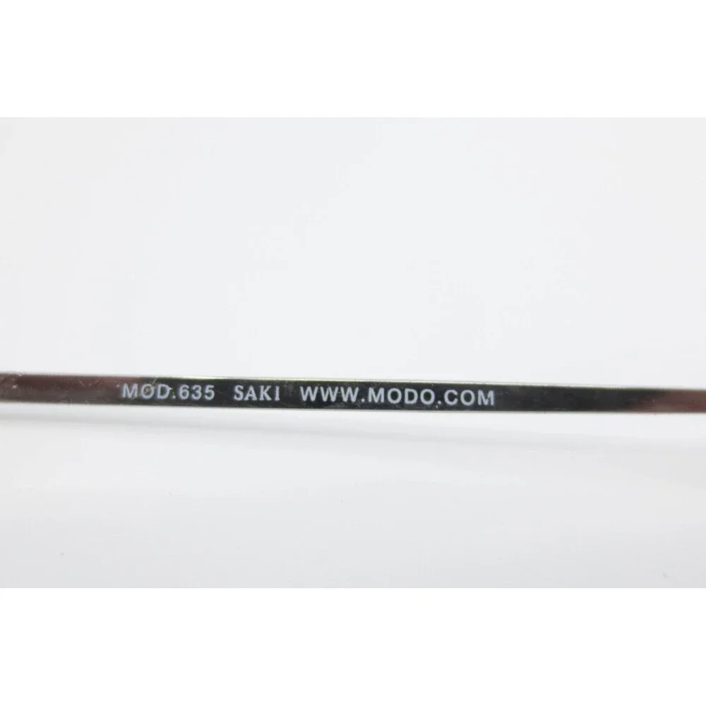Modo Saki 635 Silver Rimless Oval Eyeglasses Frames 45-21-142 Mens Womens